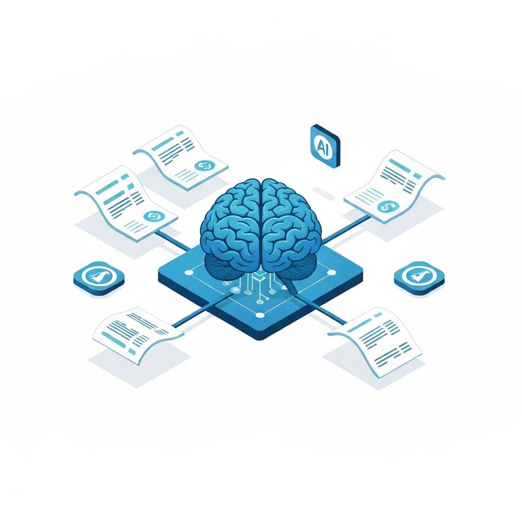 Inteligencia artificial procesando facturas